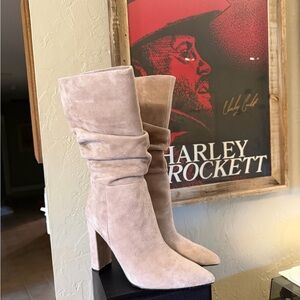 Make Offer • Marc Fisher Gomer Suede Heeled Boots